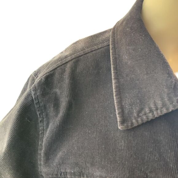 Avenue Blues Brown Corduroy Button-Up Collared Casual Long Sleeve Jacket Sz Med - Picture 5 of 14